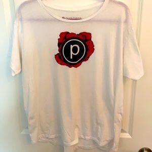 Pure Barre Rose Oversized Tee